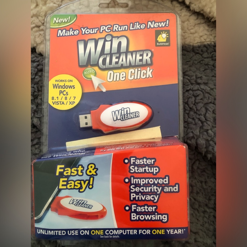 Win cleaner new never used still In package